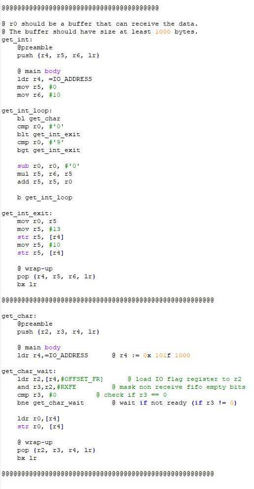 that: Waits for the user to enter two integers (this part is