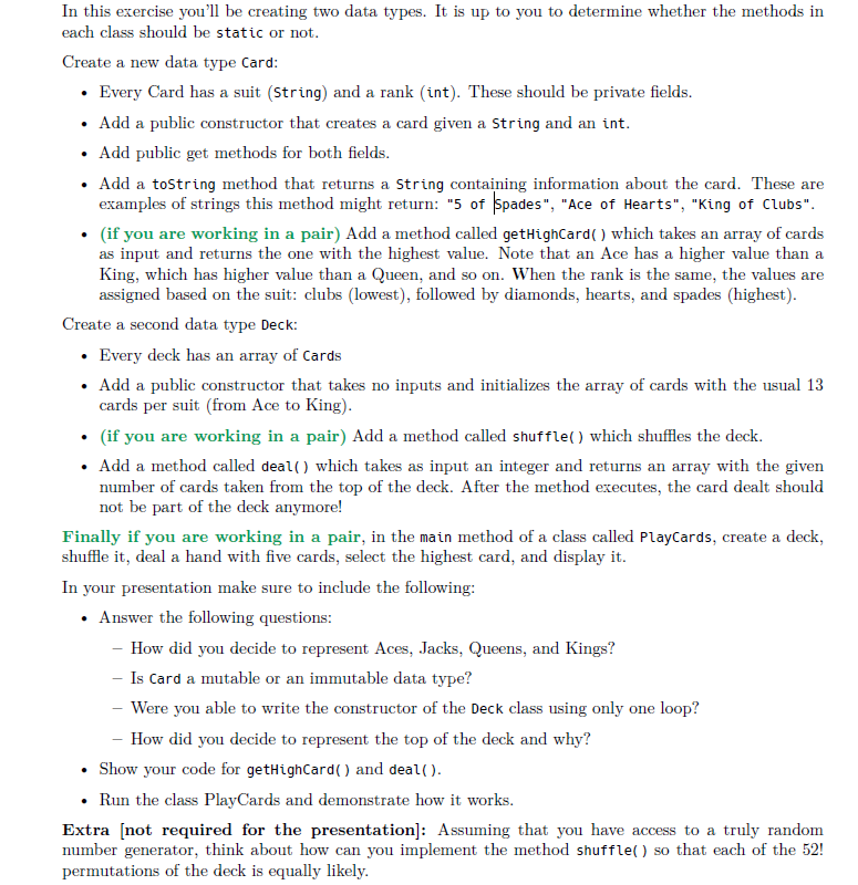 ***BASIC JAVA CODE. No complex code. No recursion. In this exercise, youll