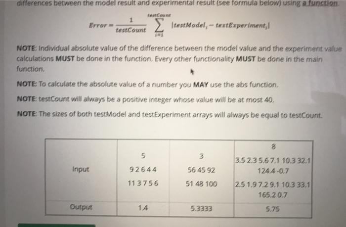 a physical process, and he wants to check how good is model