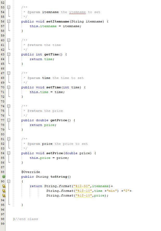 the UML diagram you will implement. You may also use my specs