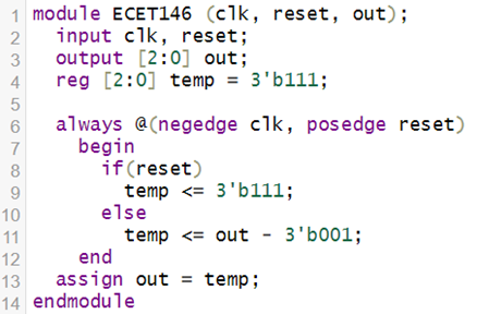 Question3 Answer the below questions for the Verilog code given below. What
