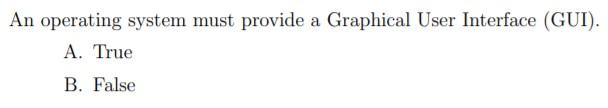 the following is not a file in the Linux File System? A.