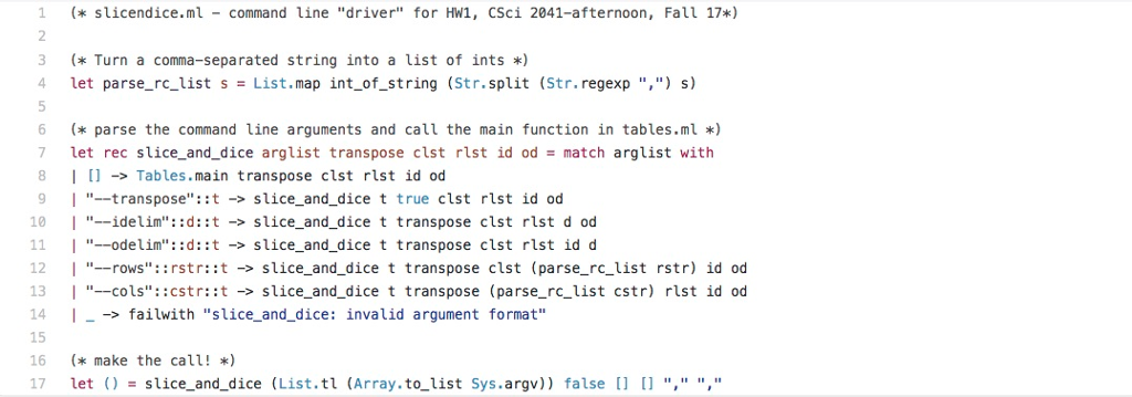 a terminal. We will typically include directions for building these programs in