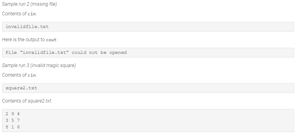 add up to the same number -15 Your program will simulate a