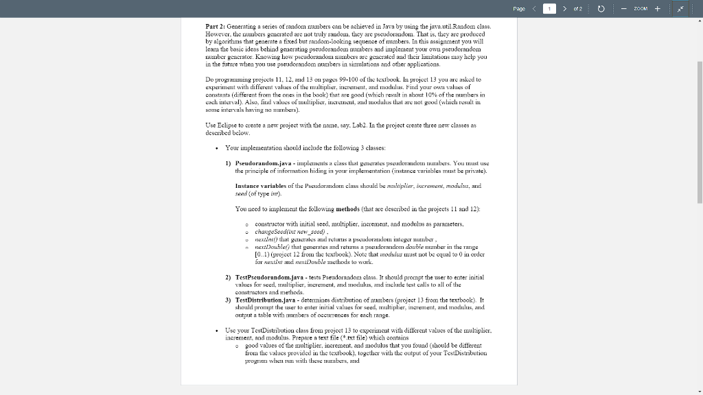  Pago 1 1 0 - ZOOM + Part 2: Generating a