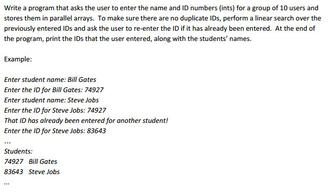  All code must be in C++ using G++ compiler Write a