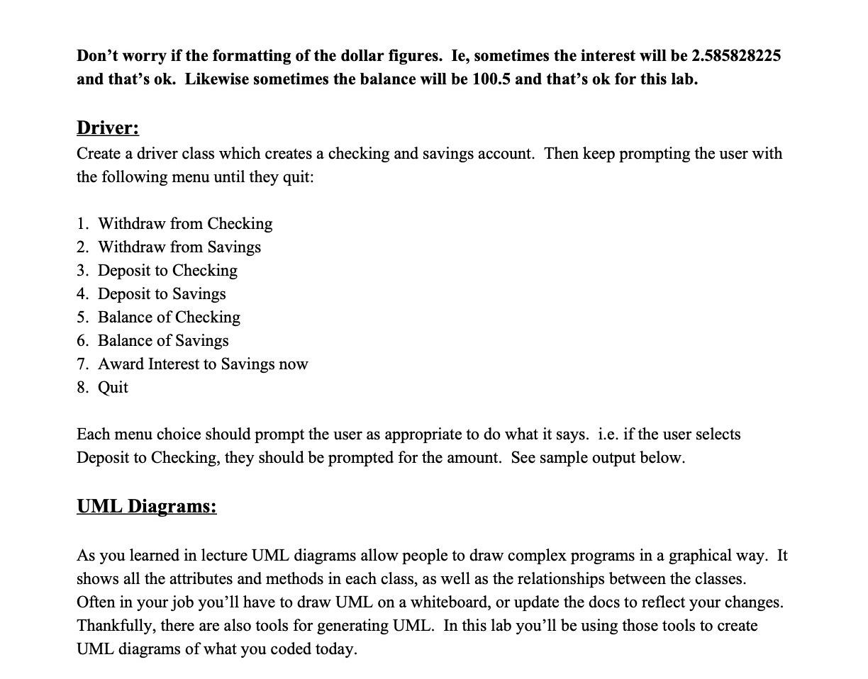Class Concepts. 5. Using your IDE to generate UML diagrams. Objective: In