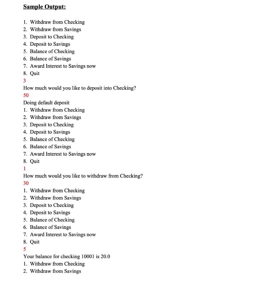 this lab, you'll be creating software for the world's smallest bank. This