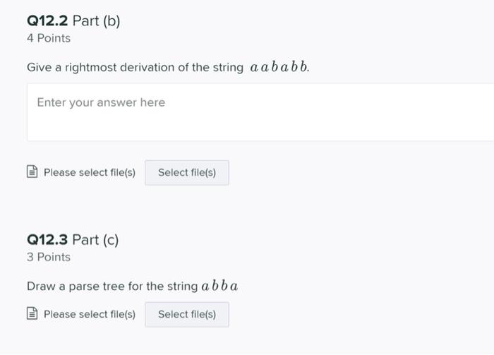 V = {S, A, B}, { = {a,b} and R has the