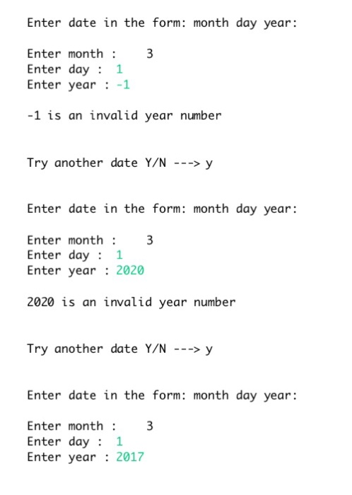 If the input is 12-25-2006, the day number is 359. The program