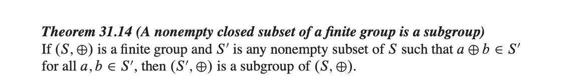 Please prove this theorem: Theorem 31.14 (A nonempty closed subset of a