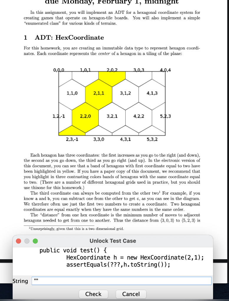  Can I get the expected input for the java "Unlock test