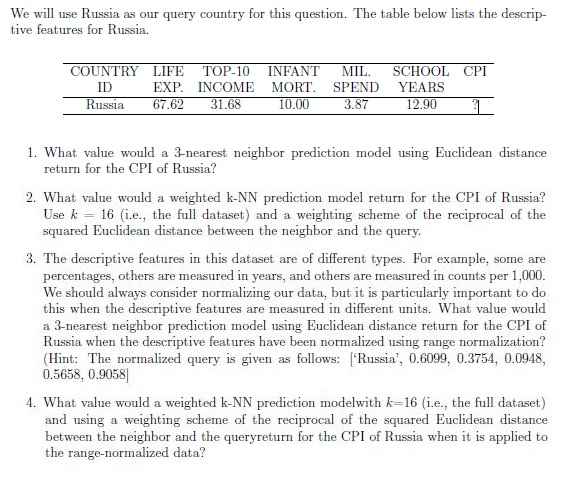 K-Nearest Neighbor in Python Hello, I need this done in Python (using