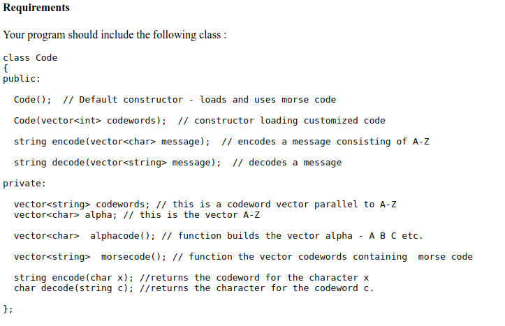 Create a program that can encode and decode messages. Using the following