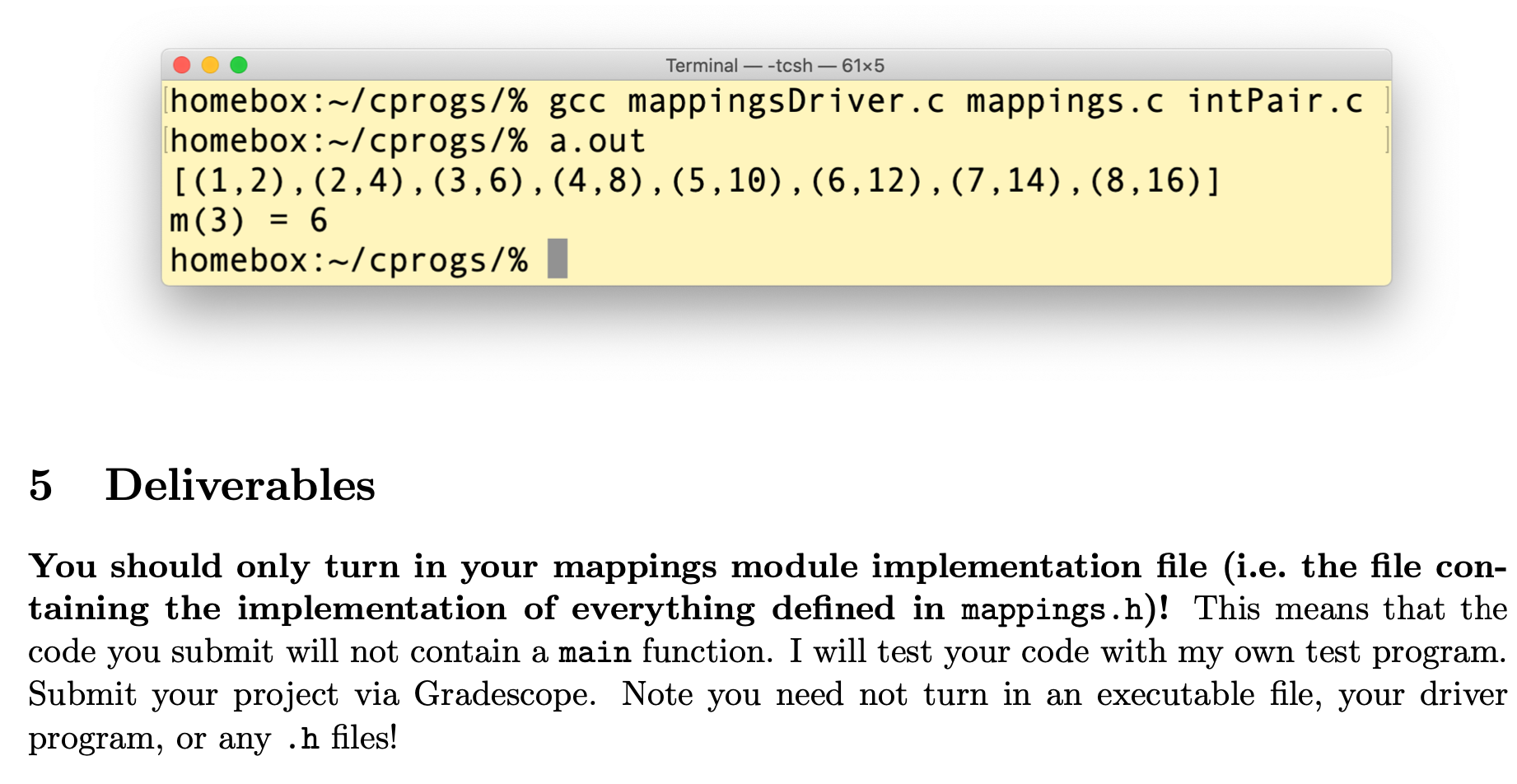 setLeft(intPair* p, int); // sets the left value in pair p void