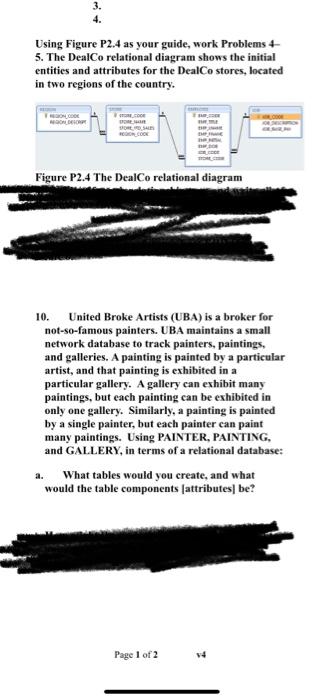  Using Figure P2.4 as your guide, work Problems + 5. The