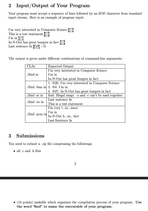 Need help how to perform this assignment: a C program that gets