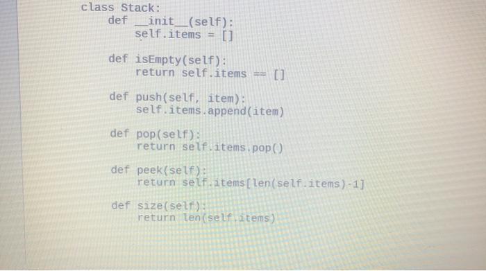  use stack as your starting point for both tye stack2.py and