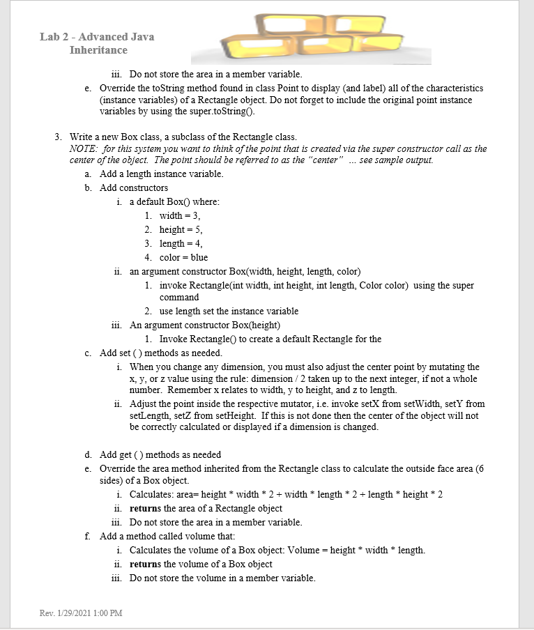 ADD TO THIS BY FOLLOWING THE INSTRUCTIONS // Point.java public class Point
