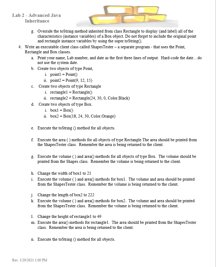 { // instance variables private int x; private int y; private int