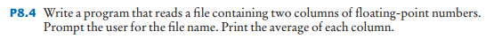 requirment belowIn C++ thank you!! Write a program that reads a file