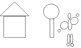 Working in Java and with Graphics, how do I draw a house