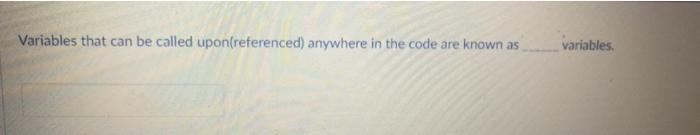 python Variables that can be called upon referenced) anywhere in the code