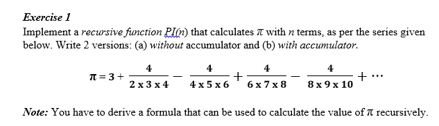 An example of a recursive programing using C++ HELP PLEAAASEEE!!! Implement a