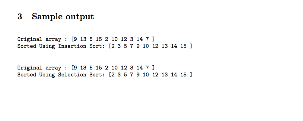 { int[] arr1 = { 9, 13, 5, 15, 2, 10, 12,