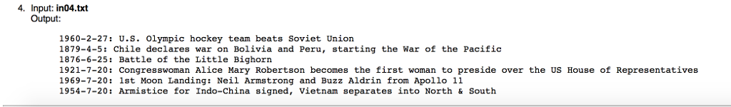 reasoning about dates. People use many different formats to write dates, e.g.,