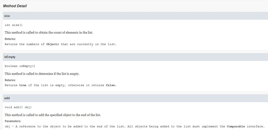 will write the ArrayBasedList.java class which will implement the List Interface ListInterface