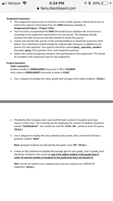  I need help with my Microsoft Acces Database project. Please give