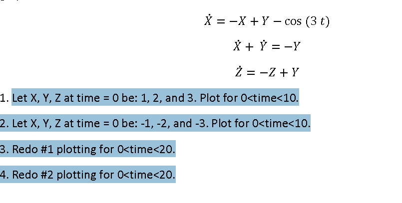 how can I star solving this using Matlab? X = -X +