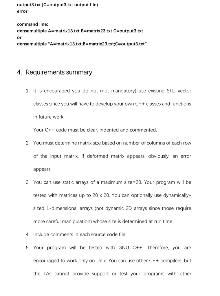 program might face. you can have a good idea about the homework