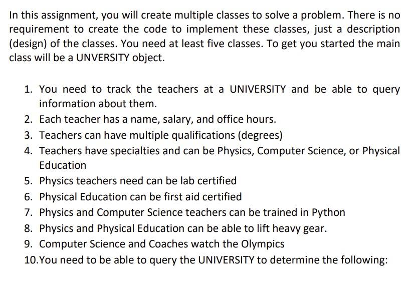 NEED HELP PYTHON PROGRAMMING ONLY PLEASE In this assignment, you will create