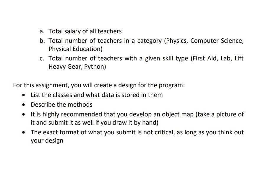 multiple classes to solve a problem. There is no requirement to create