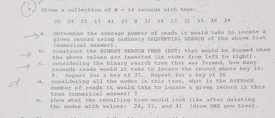the children of node c b. what is the dgree of node