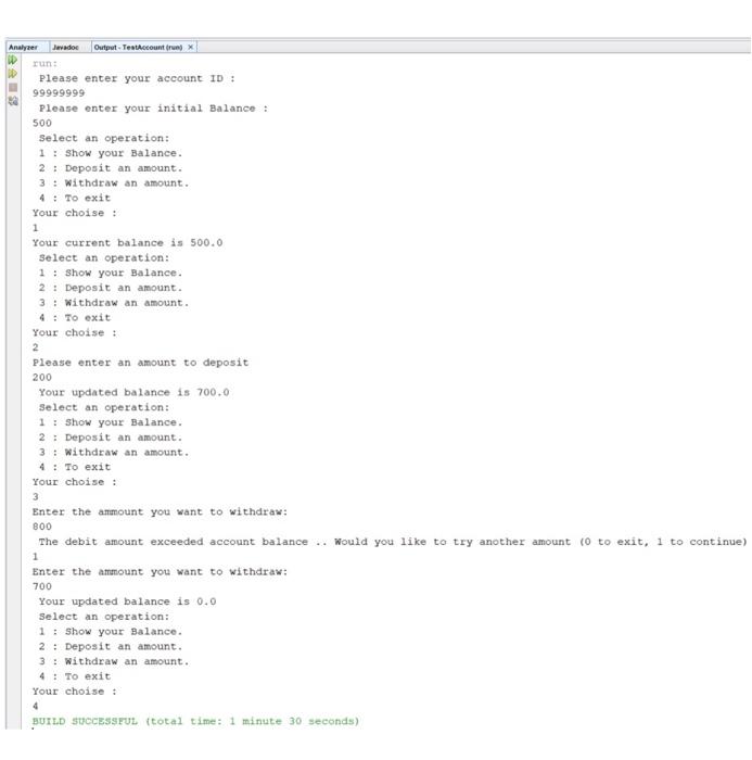 14011102-4 Complete the following tasks in Java using NetBeans. Create a class