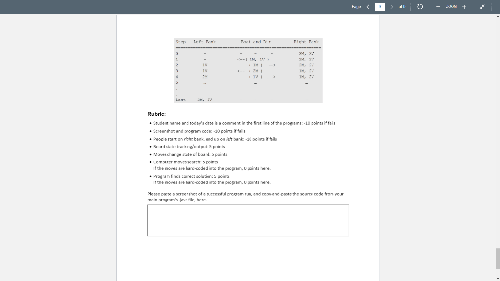 Eaters" problem. Three vegetarians and three hungry meal-eaters need to cross a