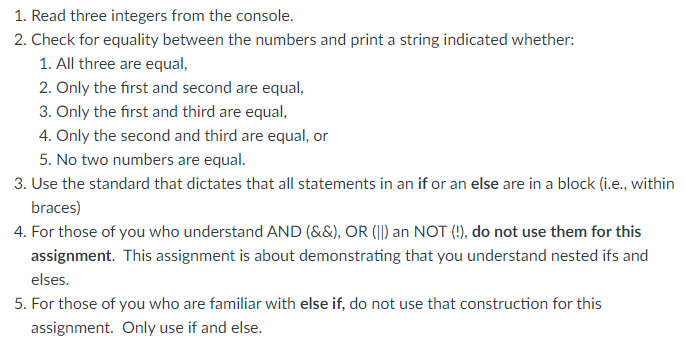  C# Programming: How do I code this ? 1. Read three