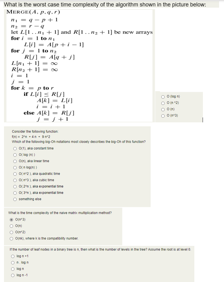 4 multiple questions, you do not need to explain the answers. Thank