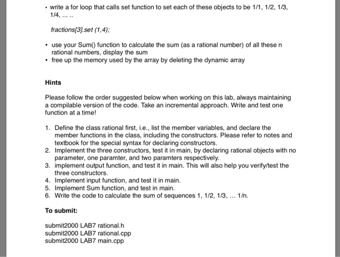 Background reading Please review textbook for the basics of class, and the