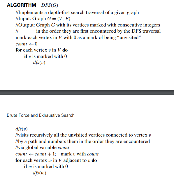  Implement this DFS algorithm into Java. ALGORITHM DFS(G) //Implements a depth-first