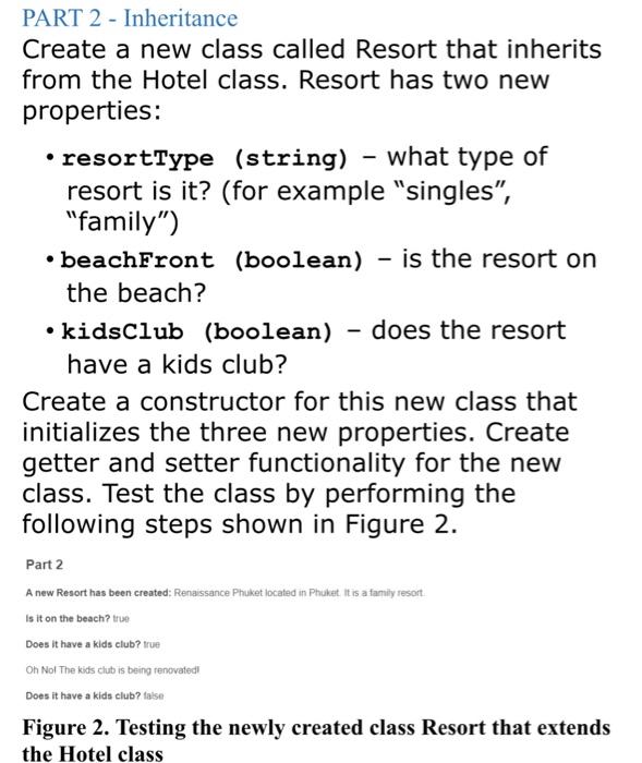 I need some help to complete Part 2 Inheritence (JavaScript) For your