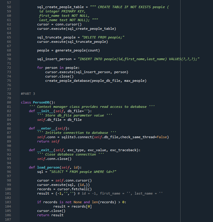 lists are empty. I tried printing the length of the first name