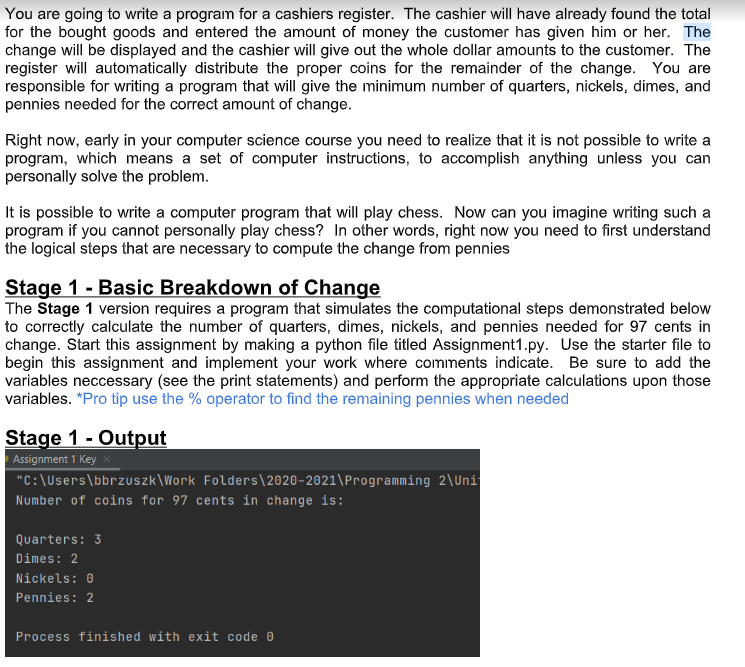  i need this in python please. You are going to write