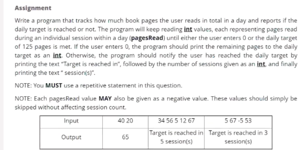  in c++ Assignment Write a program that tracks how much book