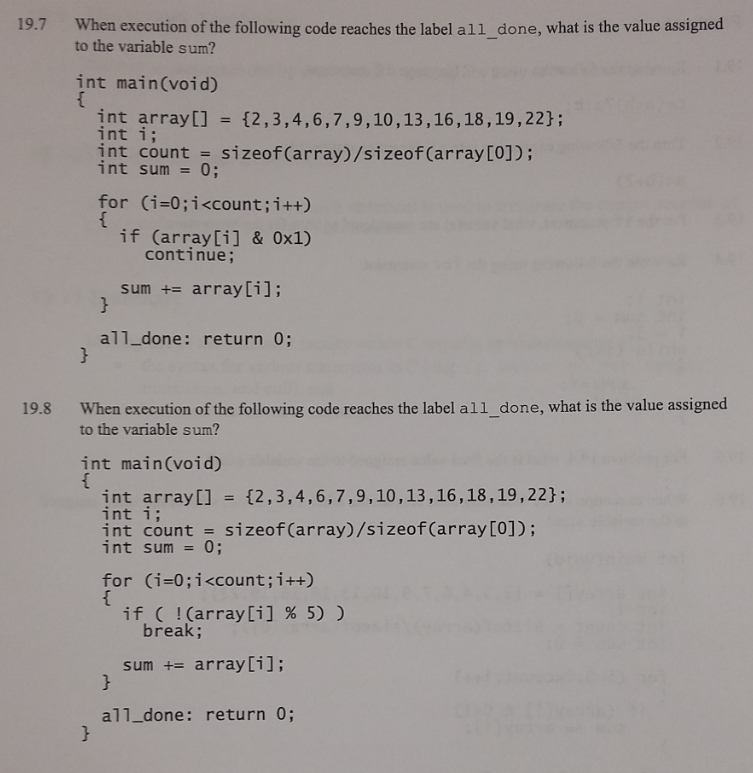 Turn the following expression into a C language statement. a