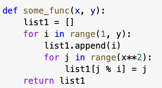 PYTHON - time and space complexity for the next function: def some_func