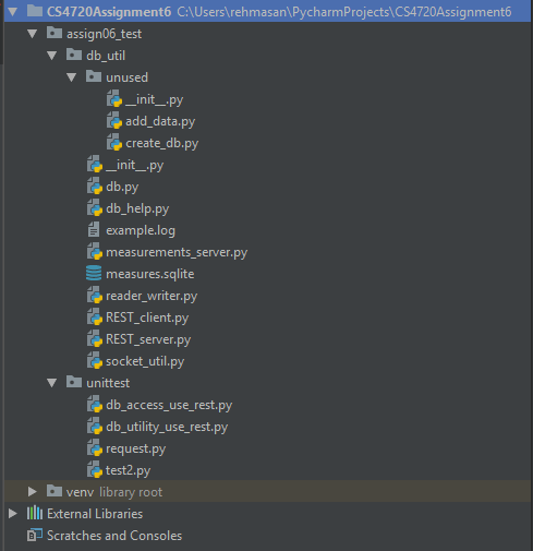 Develop a REST server script named measurement_server.py. This script will respond to